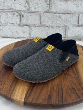 Xero Shoes Pagosa Womens 6.5 Gray Black Wool Slip On Barefoot Shoes